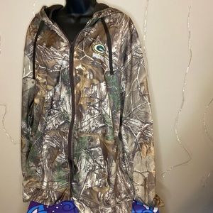 Men’s Realtree Green Bay Packers Full-Zip size XXL